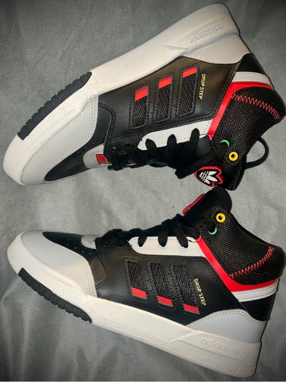 NEW Adidas Drop Step J “Vivid Red” Unisex Junior Sz 5